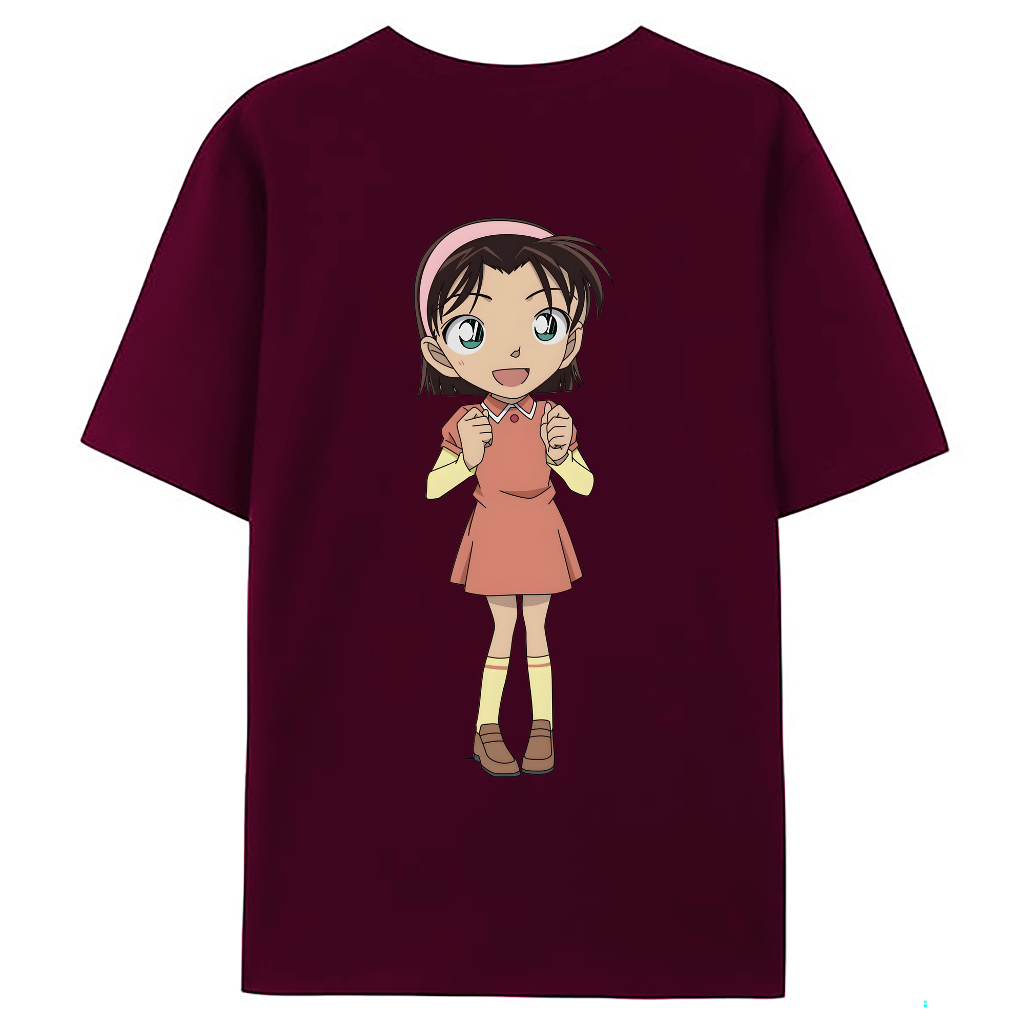 （画像用） 名探偵コナン 吉田 歩美 よしだ あゆみ Detective Conan my Yeager レディース半袖Tシャツ(バックプリント)